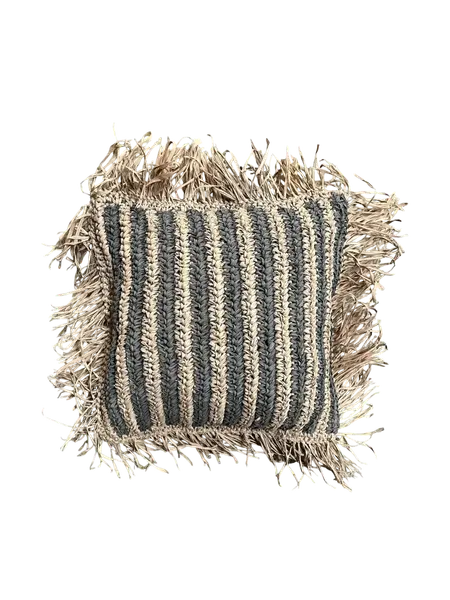 Woven Fringe Pillow
